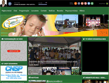 Tablet Screenshot of goianinharadio.com